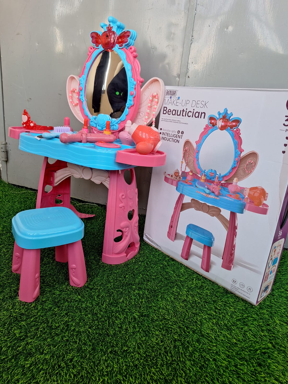 Kids dressing table pretend toy playset