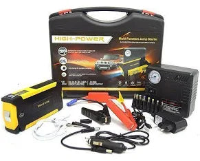 Portable car jump starter kit + air compressor