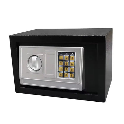 Steel Safe Deposit Box Household & Office Mini Safe with Mechanical Lock, Mountable(35*25*25)