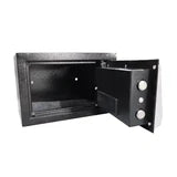 Steel Safe Deposit Box Household & Office Mini Safe with Mechanical Lock, Mountable(35*25*25)