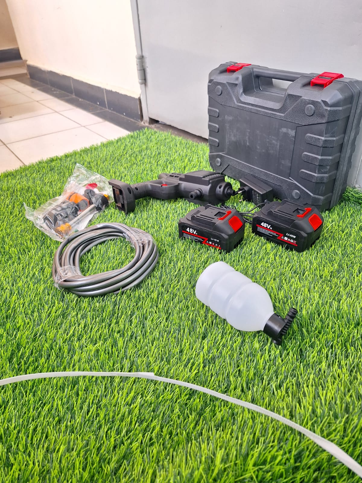 High pressure washer gun(+1 extra battery)