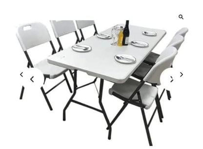 camping/picnic table (white)