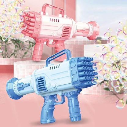 Kids bubble gun with 32 holes