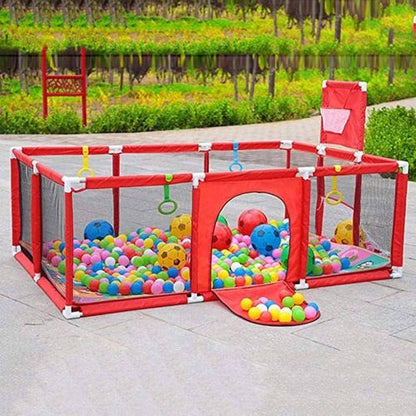 Kids play Fence with soft balls
