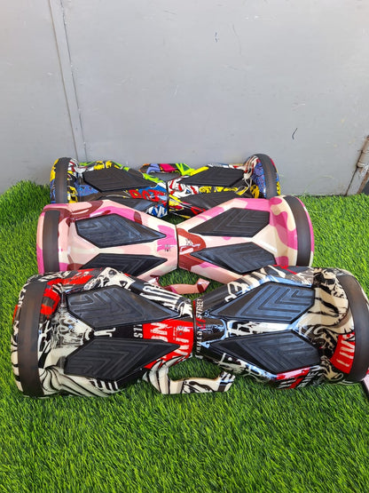 Smart Hoverboard Dual Motor 8 Inch Two Wheel LED Self Balancing Electric Scooter with Bluetooth Music