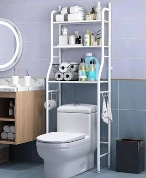 3-Tier Over-the-Toilet Rack Organizer